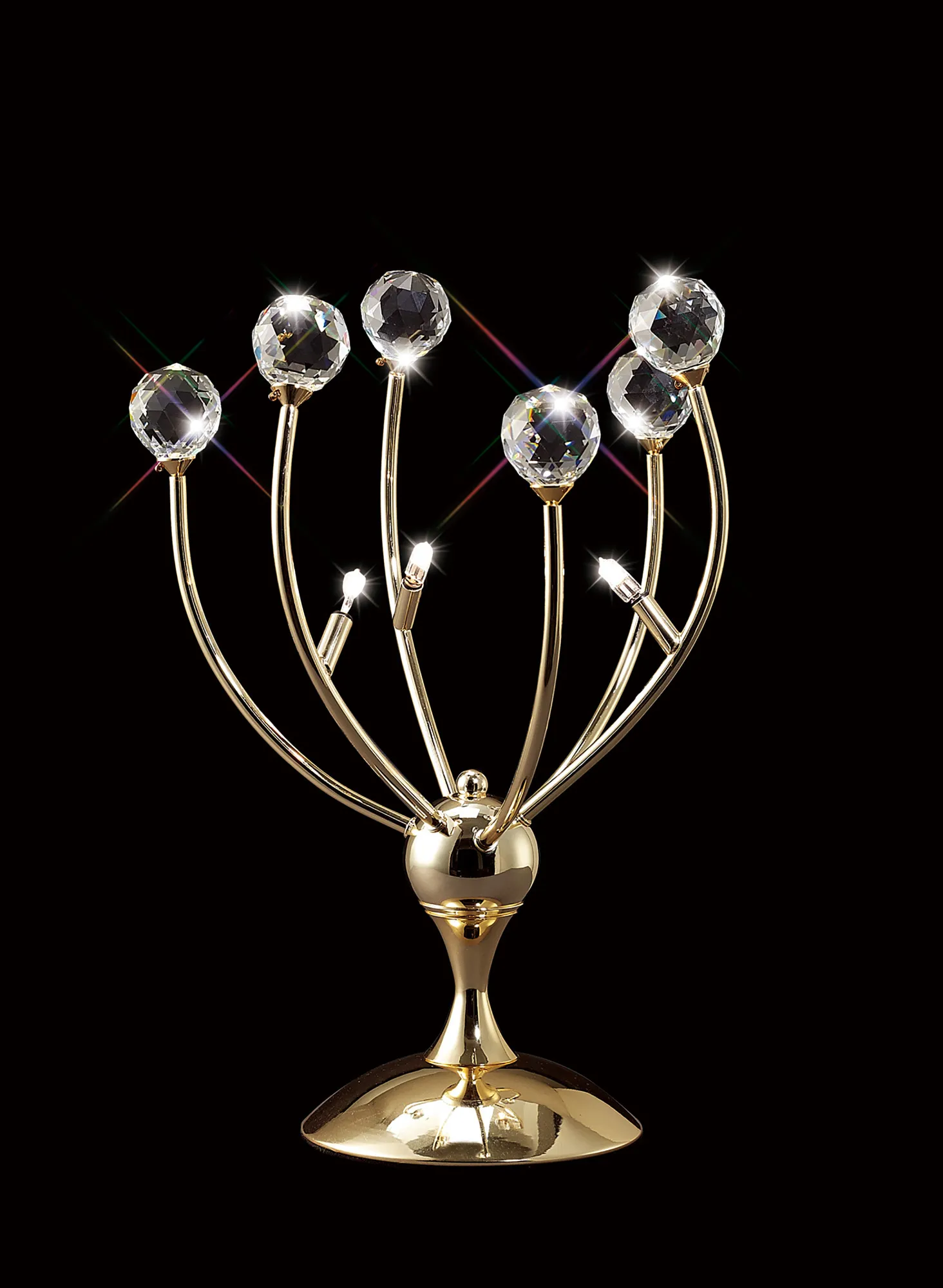 Xeena Crystal Table Lamps Diyas Armed Table Lamps
